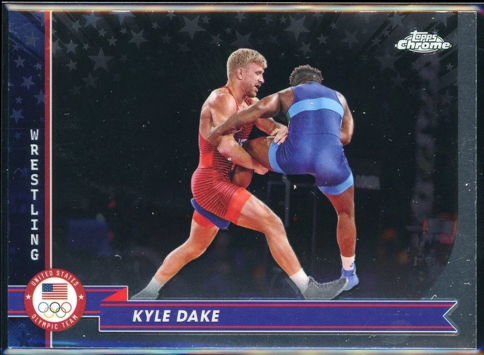 2024 Topps Chrome US Olympics & Paralympic Hopefuls Kyle Dake #182 - Image 1 of 1