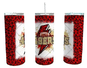 20oz. Stainless Steel Tumbler 49'ers Lightening Bolt - Picture 1 of 1