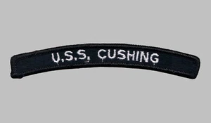 US Navy DD-985 USS Cushing Destroyer UIM Shoulder Rocker Tab (01-03) - Bild 1 von 1