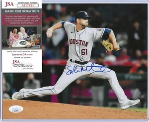 Astros ~ Seth Martinez ~ Signed 8x10 Baseball Photo (JSA COA) Sun Devils Marlins - Picture 1 of 6