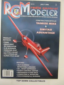Rivista RC Modeler luglio 1998 Yankee Mike/Simitar Advantage - Foto 1 di 2