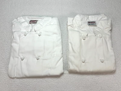 Uncommon Threads Chef's Food Service Uniform Jacket White Size 2XL Lot of 2 - Image 1 of 4