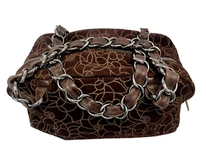 Bolso de Mano Chanel Camelia Gamuza Repujado Otoño 2004 - De Colección - Imagen 1 de 11