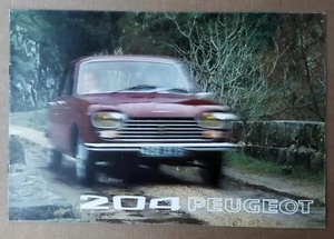 -- CATALOGUE PEUGEOT 204 BERLINE / BREAK -- 10 PAGES. 1973 - Picture 1 of 3