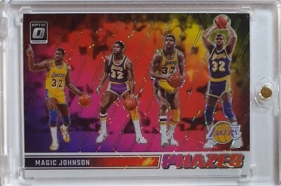 2023 Panini Donruss Optic Magic Johnson #24 ЧЕХОЛ ХИТ Phazes - готов к оценке - Изображение 1 из 2