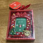 Baby’s First Christmas Tender Kisses Picture Frame Ornament 2x3” Photo