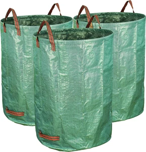 3-Pack 40 Gallon Yard Waste Bags - Reuseable Heavy Duty Gardening Bags, Lawn Poo - Picture 1 of 12