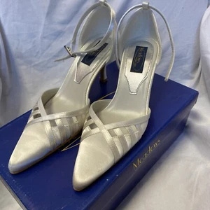Meadows High Heel Bridle/wedding Etc..Shoes Uk 3 Only Worn Once - Picture 1 of 10