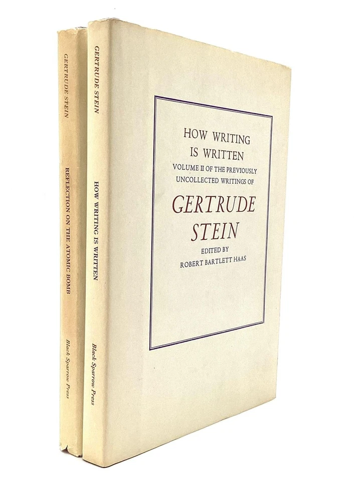 Previously Uncollected Writings of Gertrude Stein REFLECTION ON THE ATOMIC 1st - Image 1 of 1