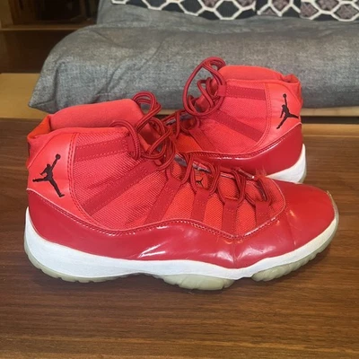 Talla 11 - Nike Air Jordan 11 Retro High Win Like '96 2017 Red Concord Space Jam Foto 1 de 4