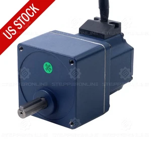 STEPPERONLINE 24V 40W 30RPM Brushless DC Motor 5Nm mit 100:1 Stirnradgetriebe - Bild 1 von 9