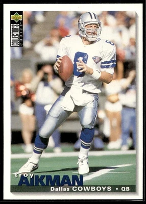 1995 COLLECTOR'S CHOICE TROY AIKMAN 66 MINT FOOTBALL COWBOYS - Image 1 of 2