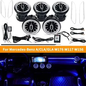 For Mercedes-Benz CLA250 W117 256 Colors APP Control Air Vent LED Ambient Lights - Bild 1 von 16