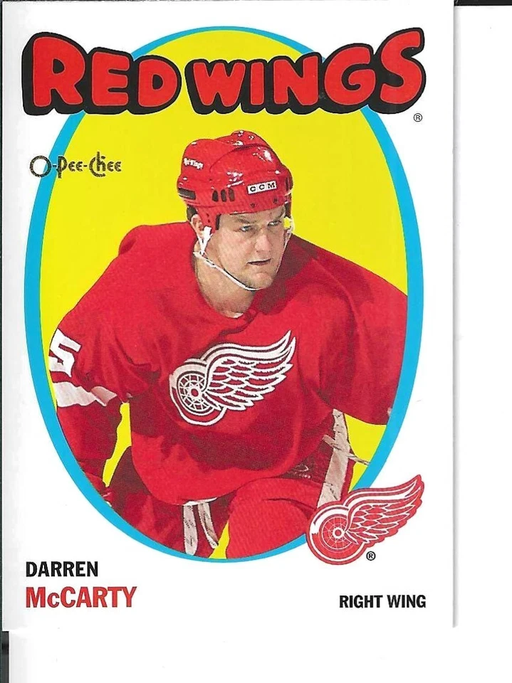 2001-02 OPC HOCKEY HERITAGE PARALLEL INSERT #100 DARREN MCCARTY - Image 1 of 2