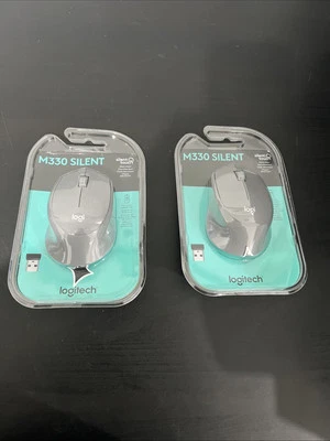 Logitech M330 Ratón Inalámbrico Silencioso 2.4GHz con Receptor USB, Gris  Foto 1 de 2