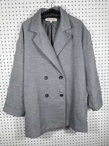 Free People Hannah Slouchy Soft oversized loose fit Blazer Gray Size L - Picture 1 of 10