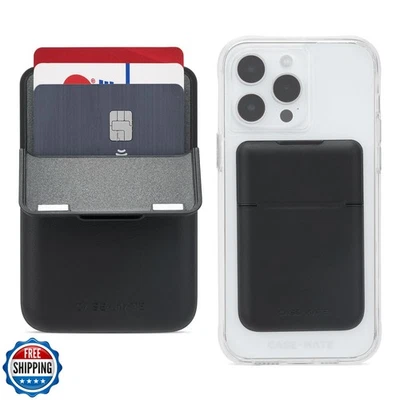 Cartera magnética Case-Mate para iPhone [portatarjetas] cuero vegano  Foto 1 de 4