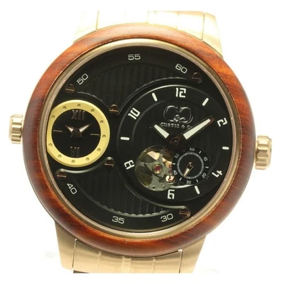 Curtis & Co. Reloj Automático Hombre Esfera Negra Fecha 52mm SS/GP Usado Foto 1 de 4