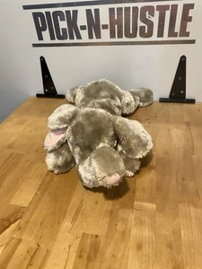 Vintage 2002 Ty Beanie Buddies Teensy the Grey Elephant Plush Very Soft - Picture 1 of 6
