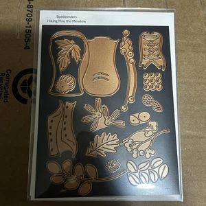 Spellbinders Small Die Of The Month- HIKING THROUGH THE MEADOWS - Picture 1 of 4