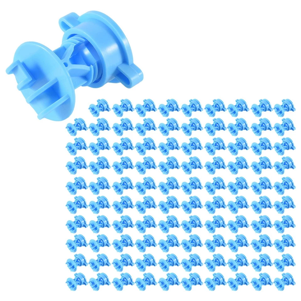 2X(100 Pezzi Recinzione Elettrica Isolatori Filo Impulso Recinzione Elettronica Accessori M6408 - Immagine 1 di 4