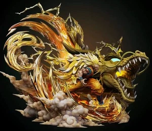 Statua Last Sleep Studios Goku Dragon Ball resina anime stue Last Sleep Statue - Foto 1 di 7