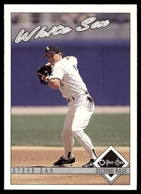 1993 O-Pee-Chee ! Steve Sax Chicago White Sox #307 - Image 1 of 2