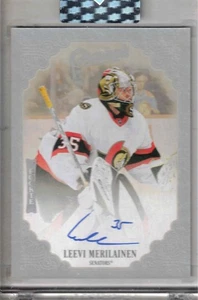 2023-24 UD Clear Cut hockey Leevi Merilainen authentic RC rookie auto card #C-LM - Foto 1 di 2