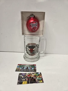 Chicago Bulls Steins Tasse 1996 '97 NBA Champs 5 Times & Sports Christmas Ornament - Bild 1 von 11