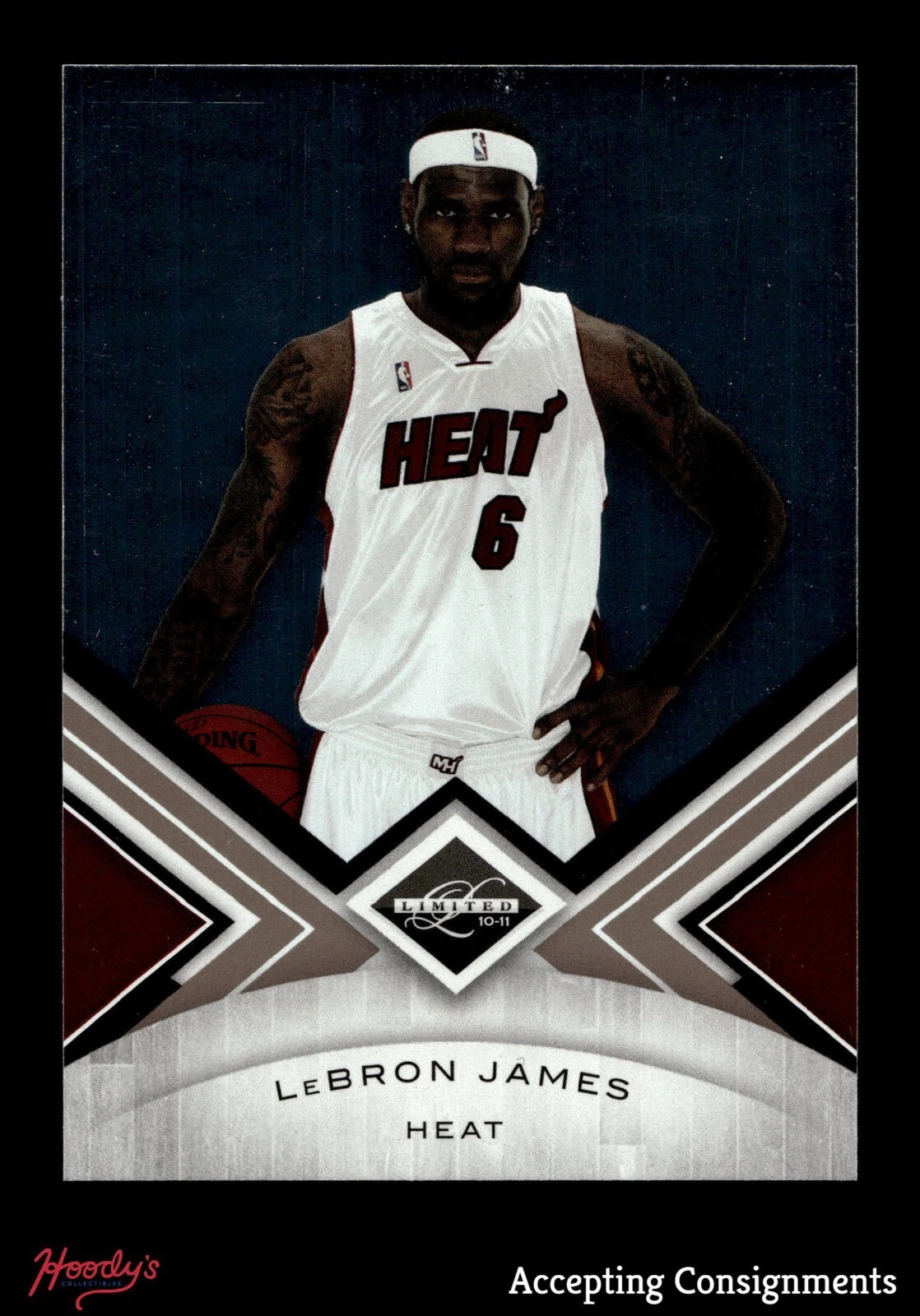 2010-11 Limited #44 LeBron James HEAT 023/199