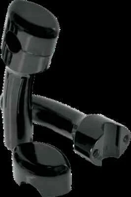 Elevador de manillar liso negro LA 5,5 pulgadas con retroceso Yamaha V Star 1100 99-09 Foto 1 de 3