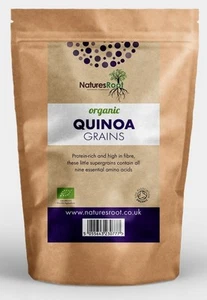 Natures Root Organic Quinoa Grains -  60g | 125g | 250g | 500g | 1kg - Picture 1 of 8