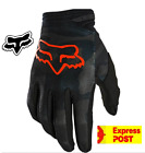New Fox Racing Motocross Gloves Blk/ Orange Mx Gloves Dirt Bike Trev Off Road