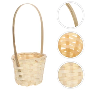 8 Pcs Baskets with Handles Event Decor Woven Child for Flower Arrangement - Picture 1 of 9