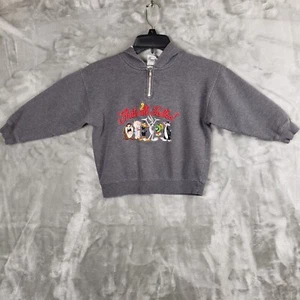 Warner Bros Studo Store Kids Small Thats All Folks Embroidered Hoodie - Picture 1 of 5
