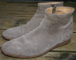 IKKS Stiefelette Echtleder Veloursleder braun Gr. 42 / UK 8 TOP - Bild 1 von 9