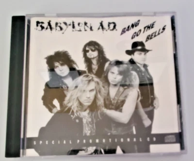 RARE BABYLON AD Promotional CD Bang Go The Bells  Live &  Mix 1990 Arista Rock - Image 1 of 4