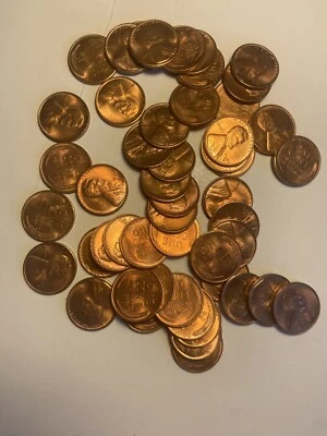 1  ROLL - 1947 - S  LINCOLN WHEAT CENT ROLL  BRILLIANT  UNCIRCULATED - 50 COINS - Image 1 of 2