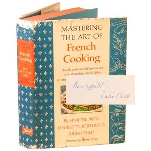 Julia Child, Louisette Bertholle / Mastering the Art of French Cooking Signed - Imagen 1 de 6