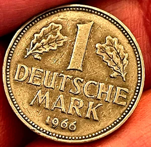 1966 D Germany 1 Mark - Picture 1 of 2