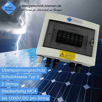 Überspannungsschutz - GAK - PV / Solar - 2 String, 1000V DC, Typ II -