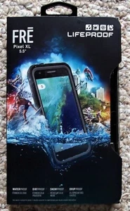 LIFEPROOF FRE Waterproof Case for Google Pixel XL 5.5" Black Live 360 - Picture 1 of 5