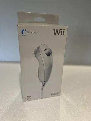Nintendo Wii Genuine OEM White  Nunchuk Controller Brand New Factory Sealed - Image 1 of 4