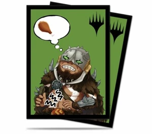 Ultra Pro MTG Magic Gathering Chibi Garruk I'm Starving Sleeves 100 - Picture 1 of 1