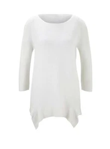 HEINE Damen Rippenstrickpullover, offwhite - Bild 1 von 4