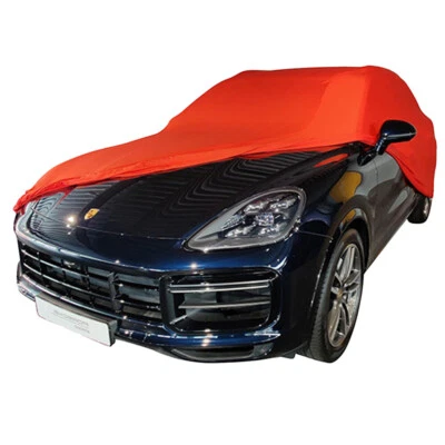 Indoor car cover fits Porsche Cayenne (958) bespoke Maranello Red cover Witho... Foto 1 de 4