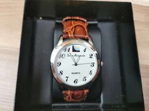 Sean Bennett Limited Edition Quarz-Armbanduhr mit braunem Lederarmband - Bild 1 von 7