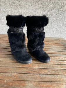 Après Ski Schneestiefel Vintage Original Tecnica Moon Boots 38 ½ 1990er - Bild 1 von 10
