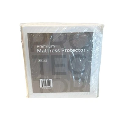 Essentials TopTight Premium Mattress Protector Twin Linenspa White NEW - Изображение 1 из 3