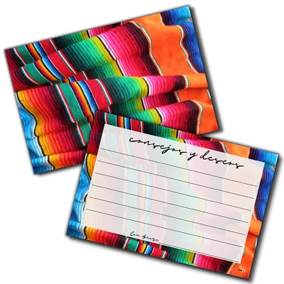 50 Tarjetas Consejos y Deseos en Español 50 Cartas Consejos y Deseos Tarjetas Fiesta Foto 1 de 4